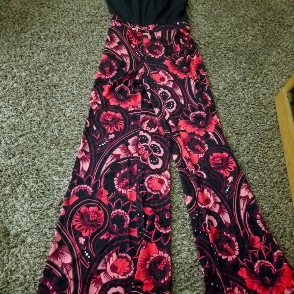 Bebe jumpsuit in Pink and Black